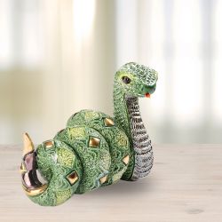 De Rosa Rinconada Статуэтка коллекционная Змея зеленая