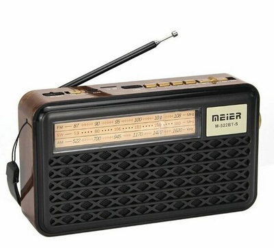 Радиоприемник с MP3 плеером +Solar panel в ретро стиле M-522BT-S