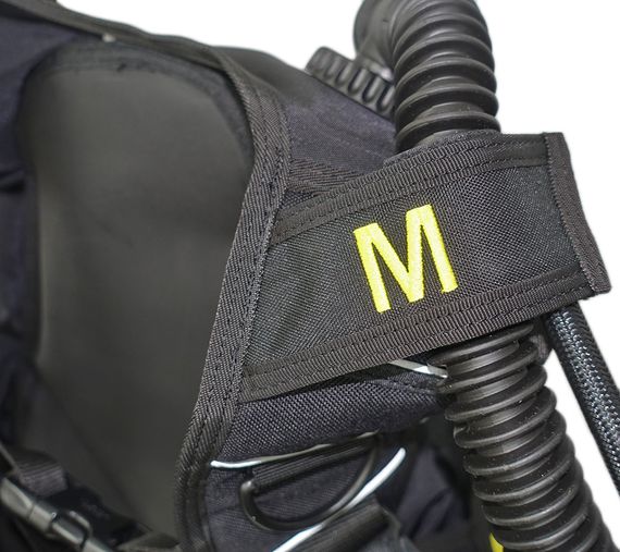 Жилет-компенсатор BCD Sopras Sub Divecenter черный/желтый