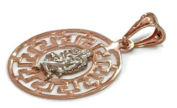 Ювелирная подвеска из серебра в позолоте Дева