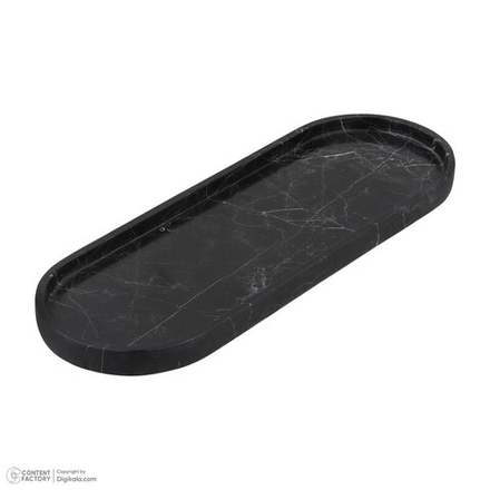 Поднос из натурального камня персидский шелковый мрамор Pietra Grey 2-5 466 подставка декоративная Иран