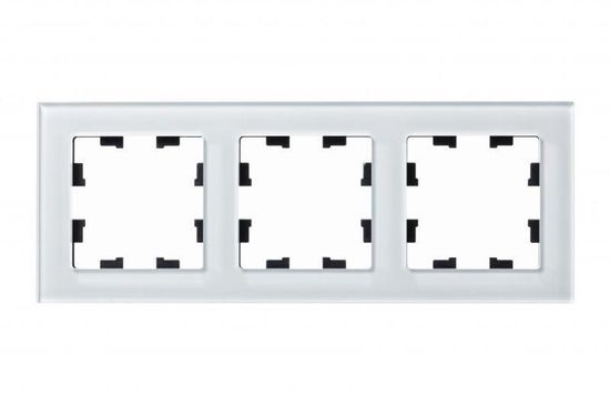 Рамка 3-м AtlasDesign Nature стекло бел. SE ATN320103