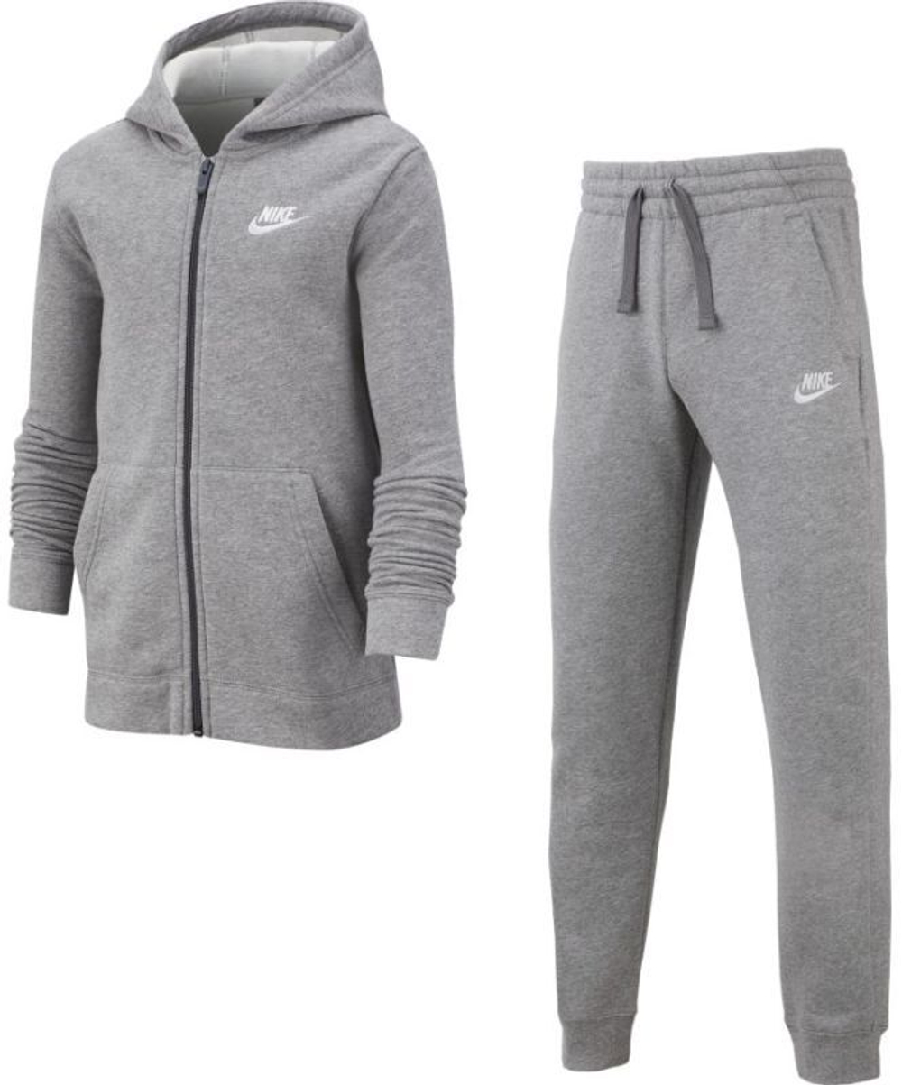 Костюм теннисный Nike Boys NSW Track Suit BF Core - carbon heather/dark grey/white