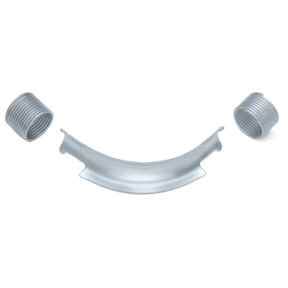 Фиксатор поворота трубы REHAU 16/90гр с кольцами, оцинк. сталь