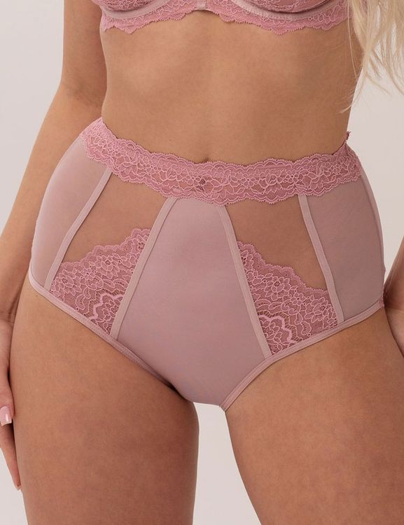 Трусы Subtille Nina Dusty Rose слипы высокие (пыльная роза)