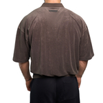 Fear Of God Essentials Single-Button Polo "Off Black"