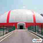 Крытый ледовый каток в надувном куполе «Север», 58×26×13 м