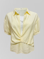 Рубашка ZHZ 3101 однотонная с коротким рукавом и майкой в комплекте