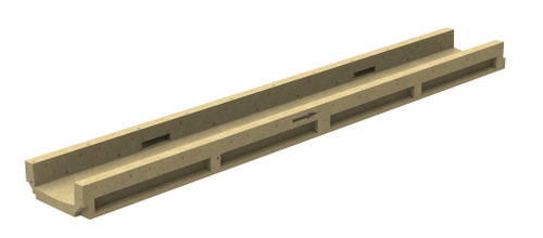 Лоток водоотводный полимербетонный DN100 H55