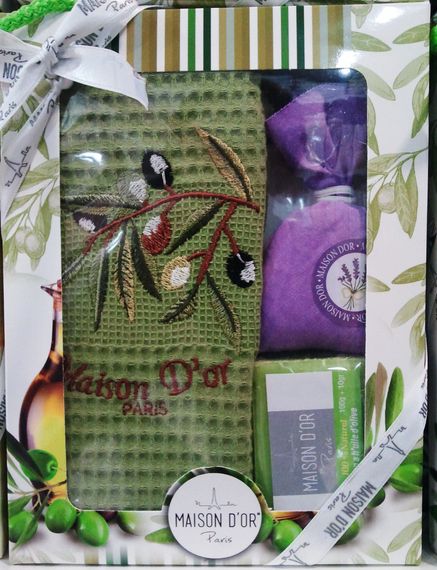 Набор Полотенце в коробке TRIO - ТРИО 50х70  Maison Dor  Турция