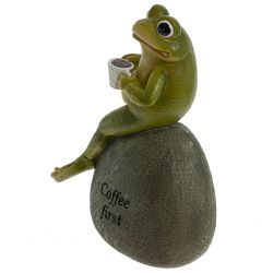 GAEM Фигурка декоративная "Лягушка", L8 W6 H15 см