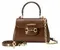 Женская мини-сумка Gucci Horsebit 1955 коричневый