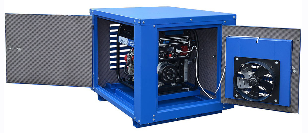 Бензиновый генератор ТСС SGG 7000 E3A в кожухе — Фото №6 