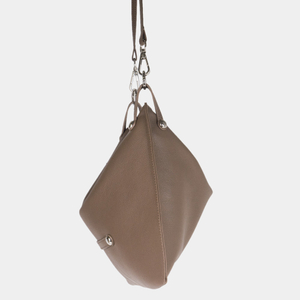 Сумка Tereze из кожи теленка, цвета кофе