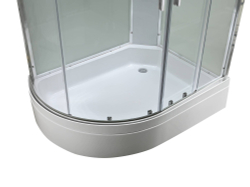 Душевая кабина AvaCan (АваКан) EM3912RLEDT со средним поддоном, с ГМ, с электрикой и LED освещением, 120х90х220