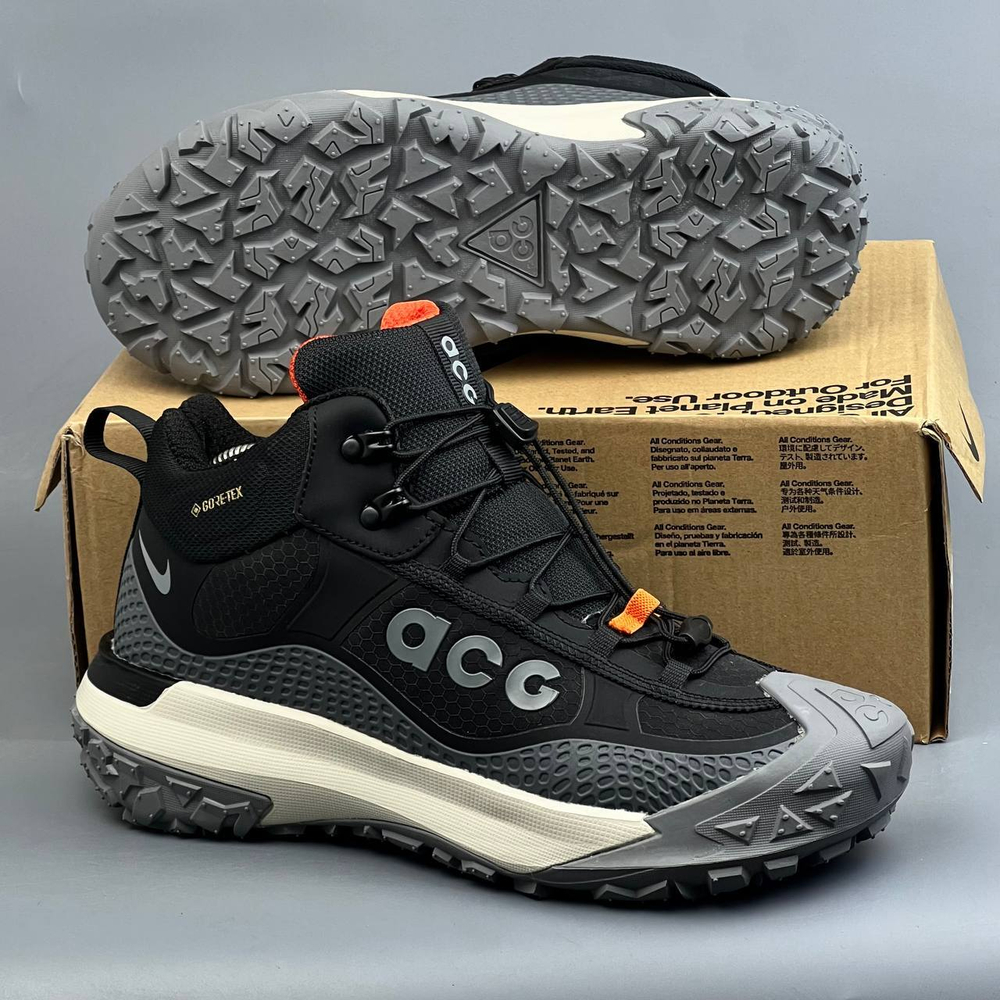 Кроссовки Nike ACG GoreTex на меху #433 (сер.)