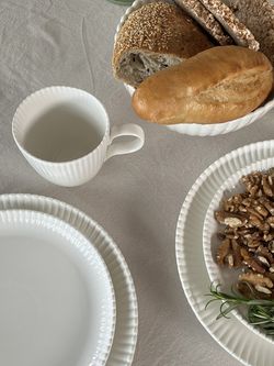 Кружка из фарфора белого цвета из коллекции Kitchen Spirit, 350 мл