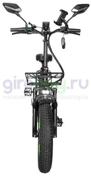 Электровелосипед Syccyba F11 Pro Dual 48V/20Ah (полный привод) - Салатовый обод фото №8