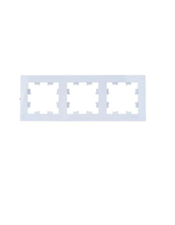 ATLASDESIGN 3-постовая РАМКА, универсальная, БЕЛЫЙ ATN000103