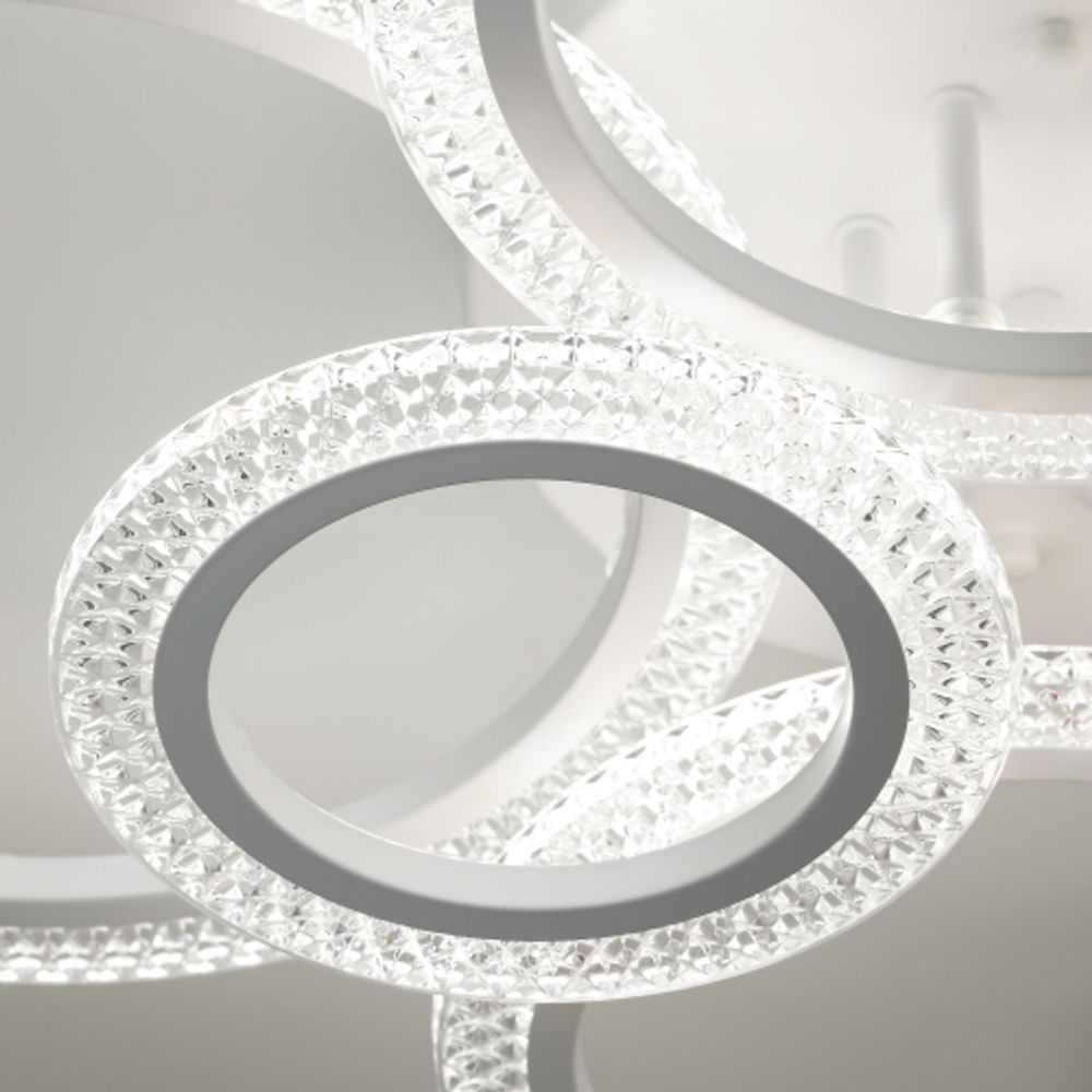 Светильник потолочный светодиодный Rivoli   6107-109 132 Вт LED 2800К - 6200К модерн с пультом