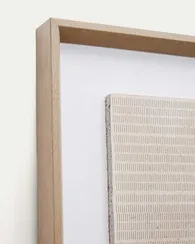 Sormina Картина с коричневыми полосками вверху 30 х 40 см