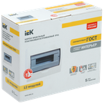 KREPTA 3 Корпус пластиковый ЩРВ-П-12 IP41 белый IEK