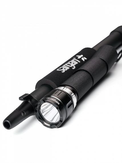 Держатель подводного фонаря Sargan на липучке велкро неопрен 7 мм 15 см черный