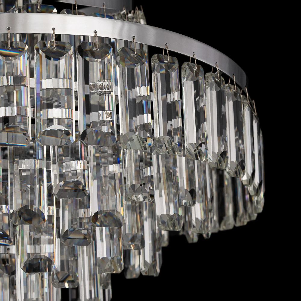 Citilux NAIAD CL315161 Люстра хрустальная подвесная Хром