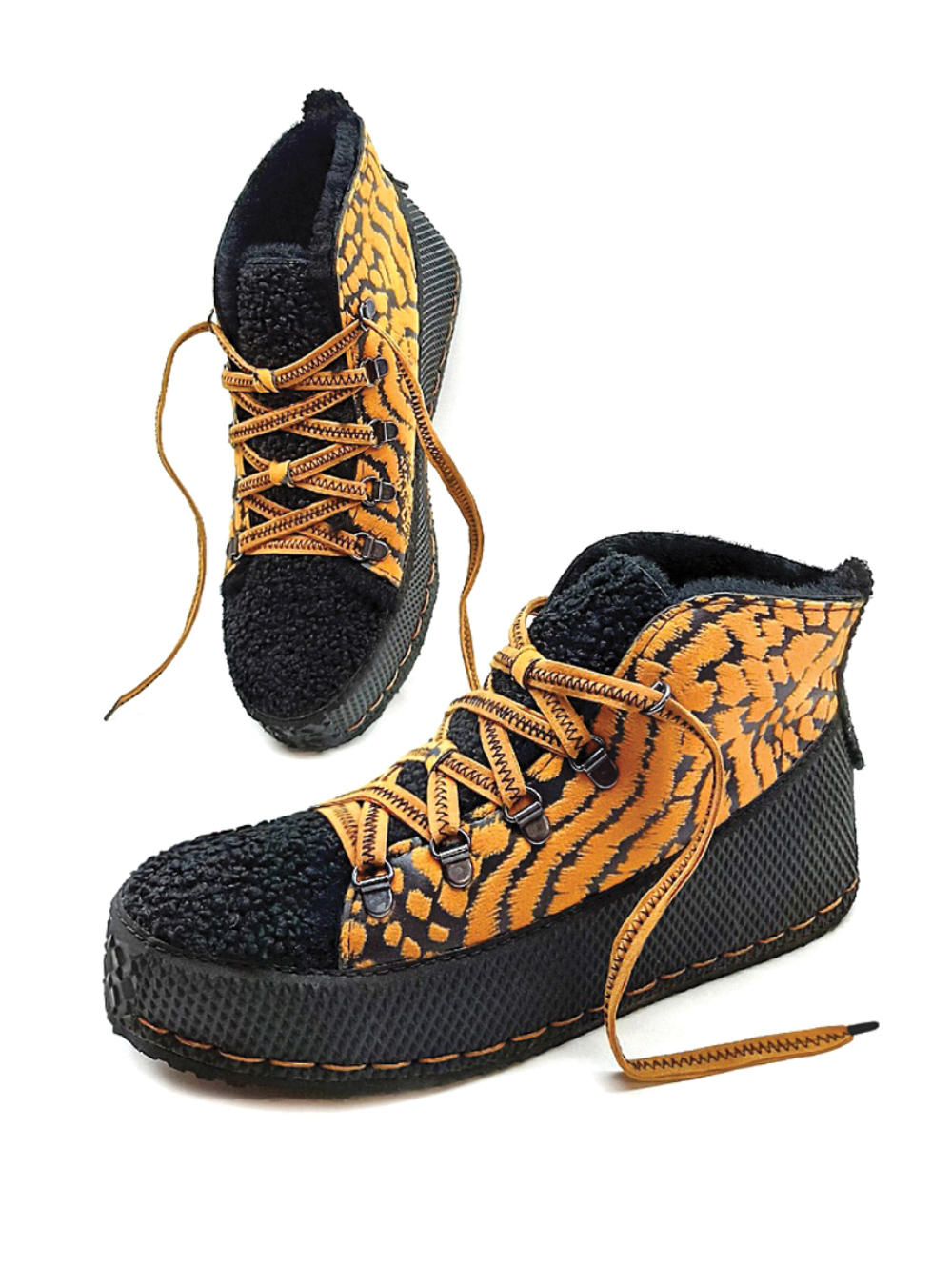 Кеды "Orange Zebra"