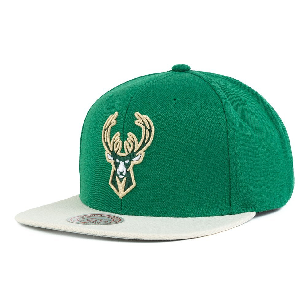 Кепка Mitchell & Ness Team 2 Tone 2.0 Snapback NBA Milwaukee Bucks