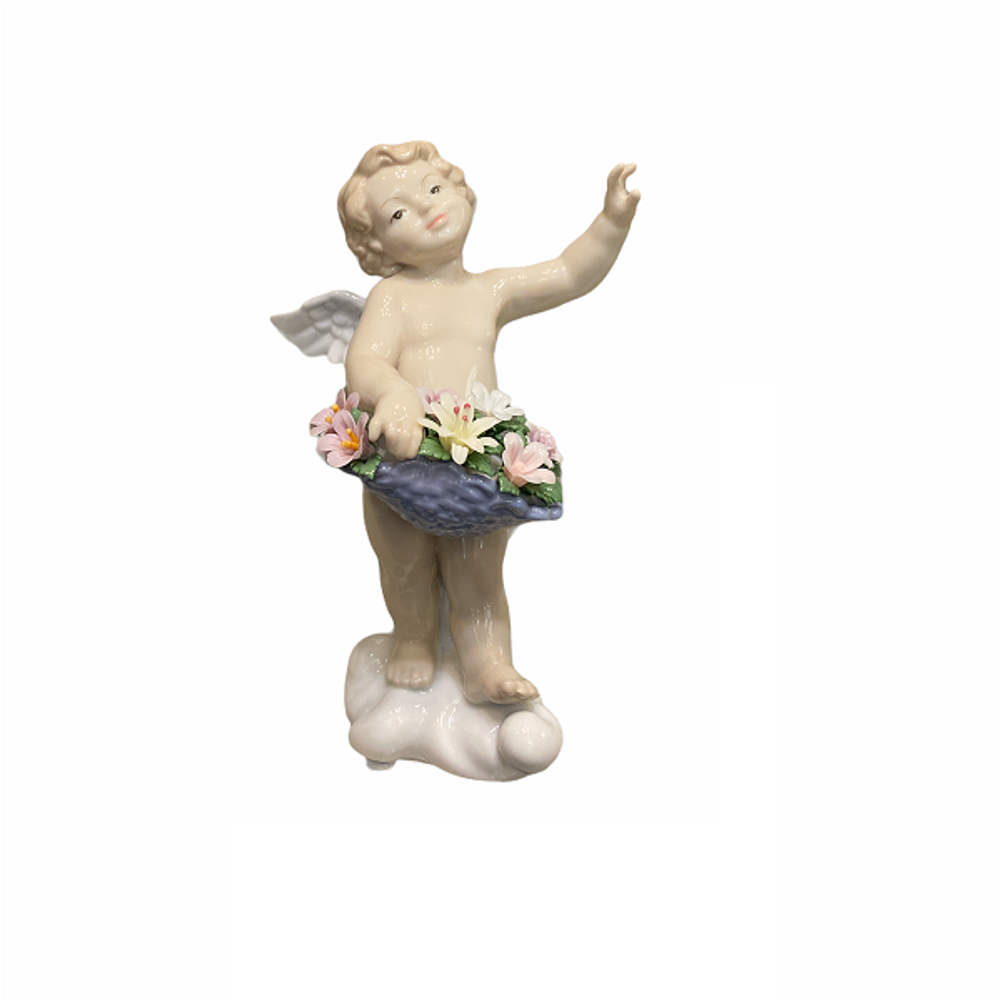 Ангел с цветами