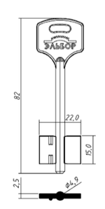 Заготовка дверняк ЭЛЬБОР 14 (ELB14D)