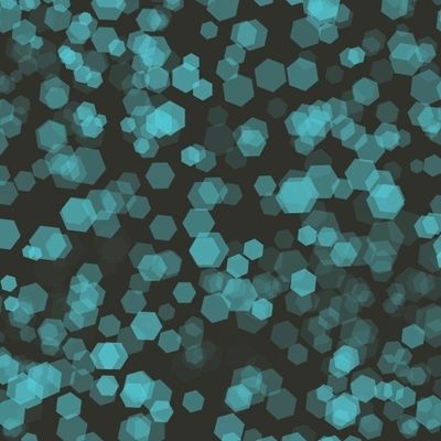 Геометрический узор боке голубой