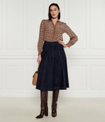 Джинсовая юбка Liu Jo - темно-синий(UF4219 D4925)