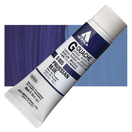 Holbein Acrylic Gouache 40 мл. 805 [А] Prussian Blue
