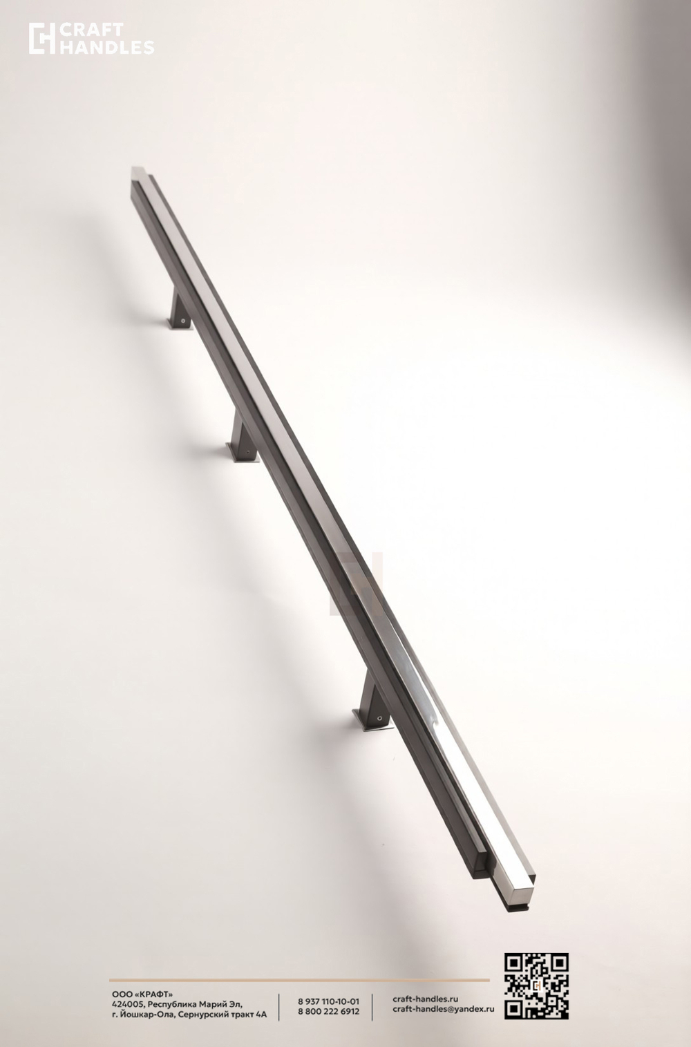 Арт. 40х35 Obelisk Black L-1555 мм