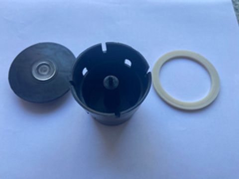 Запасная часть BeerMachine. Стакан пеноуловителя в сборе (стакан, крышка, прокладка, клапан)