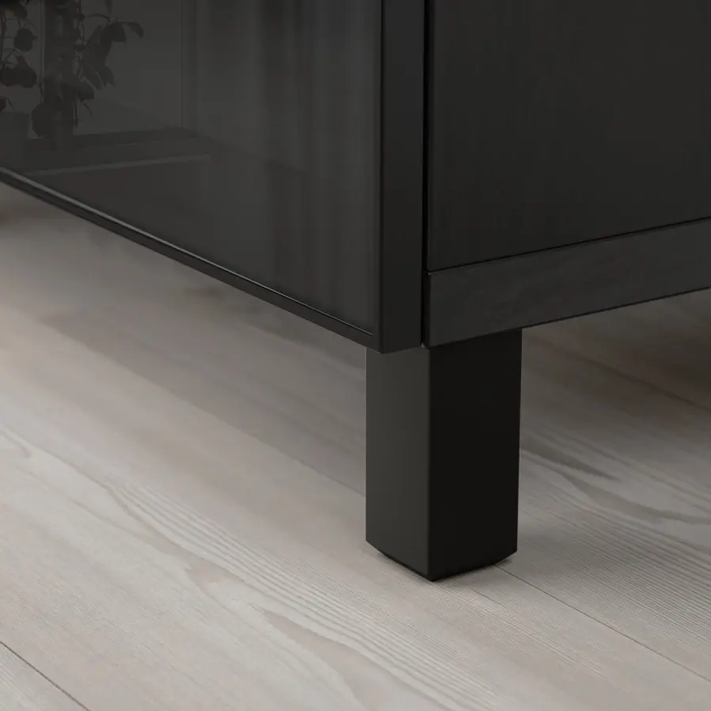 Комбинация для хранения - IKEA BESTÅ/BESTA/БЕСТА/БЕСТО ИКЕА, 180x42x74 см, черный