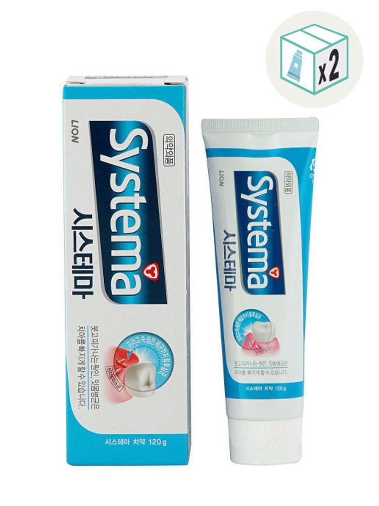 LION Зубная паста для ежедневного ухода Ледяная мята Systema 120 мл 3 уп