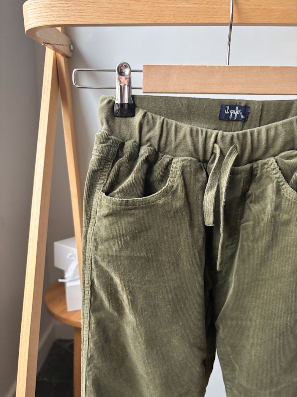 Утепленные вельветовые брюки Il Gufo, 128