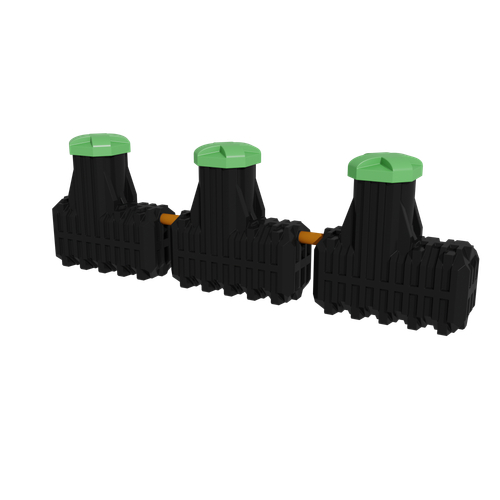 Септик ЭКОбокс эконом 6000 ИРПЛАСТ (как Байкал) Ирпласт 6000 л./ 2400 л. в сутки / 6-9 чел. / самотечный сброс (5760x780x1960см;300кг;черный) - арт.560371