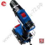 ЗУБР Т7, 20 В, 50 Н·м, 2 АКБ (2 А·ч), дрель-шуруповерт, кейс, Профессионал (DL-201-22)