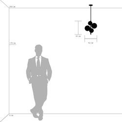 815043 Люстра CROCO 4х40W E14 ЛАТУНЬ