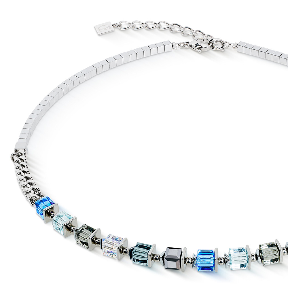 Колье Coeur de Lion Blue-Silver 2100/10-0717