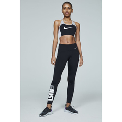 ТОП теннисный Nike Swoosh Logo Bra Pad - black/light smoke grey/white/white