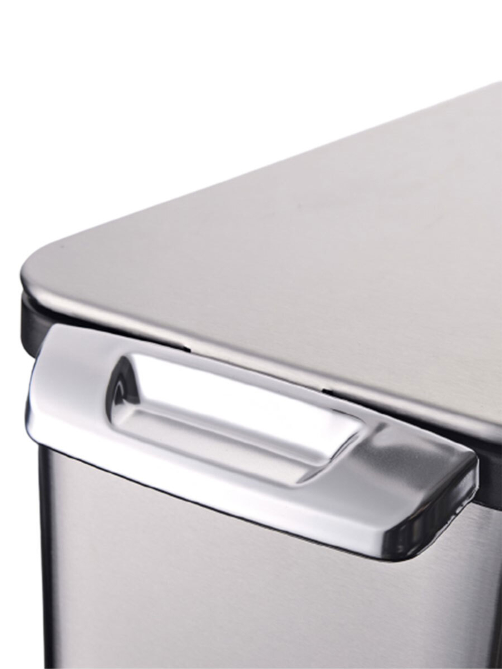 Ведро мусорное с ёршиком, внутр ведро, туалетная бумага, JAH-532, 7л (золотой)