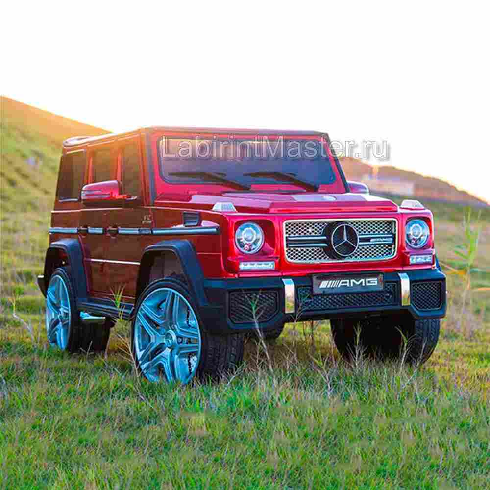 Детский электромобиль "Mercedes-Benz AMG-G 65" красный