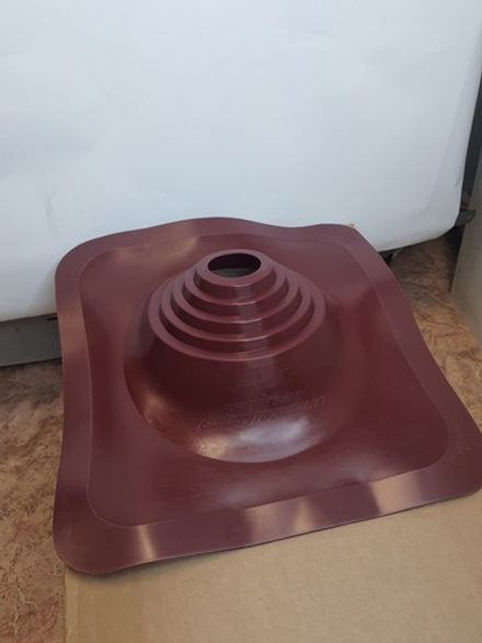 Кровельная манжета угловая №1 (75-200)  силикон+270°C красный title=