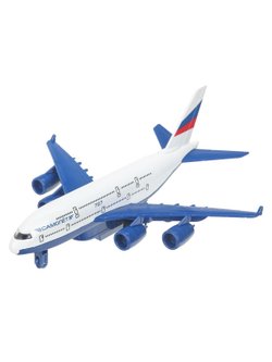 Самолет детский металлический 22 см Авиалайнер