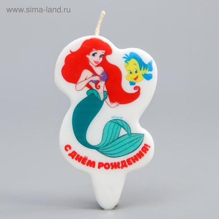 Свеча в торт "С Днем Рождения!", Принцессы: Русалочка 4127127